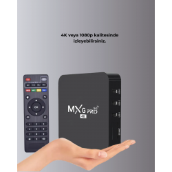Mey İthalat® Android TV Box 4K – 2GB RAM 16GB ROM, Kablosuz Wi-Fi Medya Oynatıcı