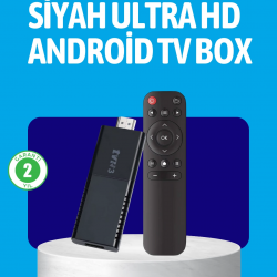 Mey İthalat® Android TV Stick 2GB RAM 16GB Depolama Kapasiteli