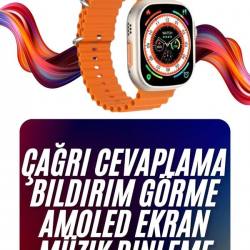 Mey İthalat® Android ve İOS Uyumlu Uyku ve Sağlık Takibi Yapabilen 3 Kordonlu Akıllı Saat