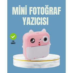 Mey İthalat® Anında Baskı ve Yüksek Çözünürlüklü Çift Lensli Fotoğraf Makinesi