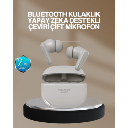 Mey İthalat® Anında Dil Çeviren Akıllı Bluetooth Kulaklık Çok Dilli İletişim