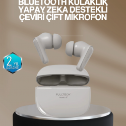 Mey İthalat® Anında Dil Çeviren Akıllı Bluetooth Kulaklık Çok Dilli İletişim