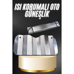 Mey İthalat® Araba Ön Cam Güneşliği Katlanabilir Oto Güneşlik Tüm Araç Modellerine Uygun