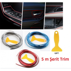 Mey İthalat® Araba Dekorasyon Şeridi 5 Metre Trim Şeridi