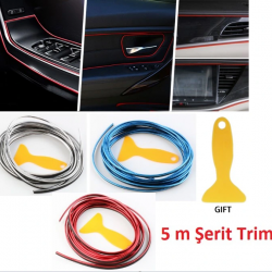 Mey İthalat® Araba Dekorasyon Şeridi 5 Metre Trim Şeridi