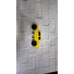 Mey İthalat® Araba Figürlü Duvar Anahtarlığı Ev ve Ofis İçin Dekoratif Tasarım