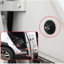 Mey İthalat® Araba Kapı Ses ve Darbe Emici Pad 10 Adet Siyah