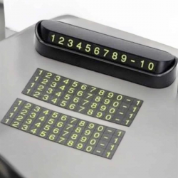 Mey İthalat® Araba Park Numaratörü Araç İçi Numaralık Değiştirilebilir Çevirmeli Mini
