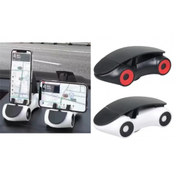 Mey İthalat® Araba Tasarımlı Araç İçi Telefon Tutucu Kaymaz, 360 Dönerek Ayarlı