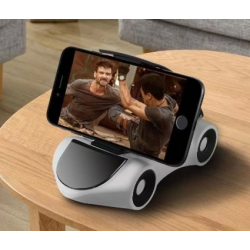 Mey İthalat® Araba Tasarımlı Araç İçi Telefon Tutucu Kaymaz, 360 Dönerek Ayarlı