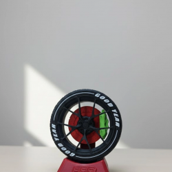 Mey İthalat® Araba Tutkunlarına Özel Jant Tasarımlı Ofis Masa Dekoru