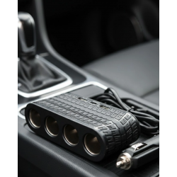 Mey İthalat® Araç Çakmak Çoklayıcı USB ve Type C Destekli Güçlü ve Güvenli Kullanım