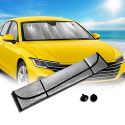 Mey İthalat® Araç Ön Cam Güneş Koruma Isı Önleyici Katlanabilir Model Fiat Egea Honda Civic Ford Focus Dacia Duster