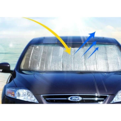 Mey İthalat® Araç Ön Cam Güneşlik Isı Yalıtımlı Katlanabilir Model Renault Megane Honda Civic Opel Astra Ford Focus