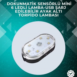 Mey İthalat® Araç İçi Dekorasyon İçin Manyetik ve Yapışkanlı LED Ambiyans Lambası