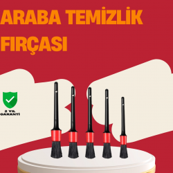 Mey İthalat® Araç İçi Detaylı Temizlik Seti-Araba Jant ve İç Yüzey Temizlik Fırçaları