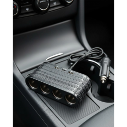 Mey İthalat® Araç İçi Güç Dağıtıcı 4 Çakmaklık 2 USB 1 Type C Şarj Ünitesi