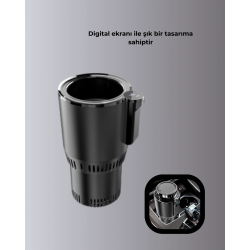 Mey İthalat® Araç İçi Isıtıcı Soğutucu Bardaklık 60°C Isıtma -4°C Soğutma