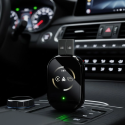 Mey İthalat® Araç İçi Kablosuz CarPlay Android Auto AirPlay Adaptörü