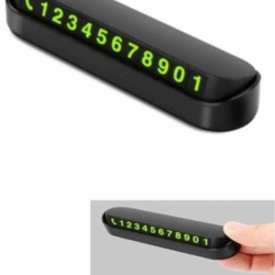 Mey İthalat® Araç İçi Numaratör Numaralık Oto Cam Kartı Fosforlu Numaratör