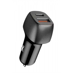 Mey İthalat® Araç İçi Şarj Cihazı 38W Güç Kapasiteli Type-C Girişli Araba Çakmaklık