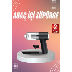 Mey İthalat® Araç İçi Süpürge Kablosuz Şarjlı Elektrikli Süpürge Elde Taşınabilir