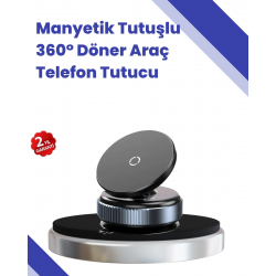 Mey İthalat® Araç İçi Telefon Tutucu Güçlü Manyetik Vakumlu Model