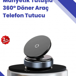 Mey İthalat® Araç İçi Telefon Tutucu Güçlü Manyetik Vakumlu Model