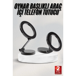 Mey İthalat® Araç Içi Telefon Tutucu İOS Uyumlu Magsafe Manyetik Mıknatıslı