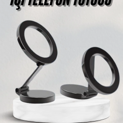 Mey İthalat® Araç Içi Telefon Tutucu İOS Uyumlu Magsafe Manyetik Mıknatıslı