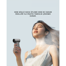 Mey İthalat® Araç İçi ve Ev İçin Güçlü Hava Üfleyici Toz Temizleme Makinesi