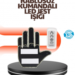 Mey İthalat® Araç İçin Eğlenceli LED El İşareti Işığı