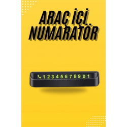 Mey İthalat® Araç Park Numaratörü Tüm Araçlara Uyumlu Araba Numaralık