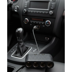 Mey İthalat® Araçlar İçin 4’lü Çakmak Çoklayıcı Type C USB ve Koruma Sistemli