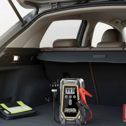 Mey İthalat® Araçlar İçin Akü Takviye ve Dijital Hava Kompresörü 16000 mAh