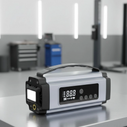 Mey İthalat® Araçlar İçin Taşınabilir Akü Takviye Hava Kompresörü ve Acil Güç Kaynağı