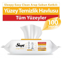 Mey İthalat®   Arap Sabunu Katkılı Yüzey Temizlik Havlusu 100 Adet