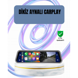 Mey İthalat® Ön Arka Kameralı Dokunmatik Dikiz Aynası 170° Geniş Açı