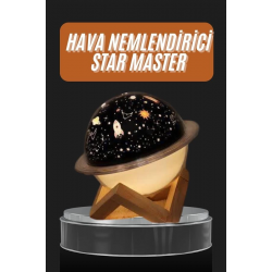 Mey İthalat® Aromaterapi Hava Nemlendirici Gece Lambası Uzay Model Satürn Oda Kokusu