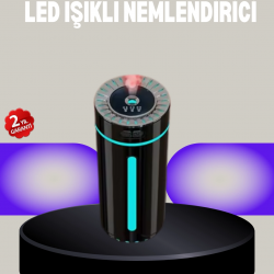 Mey İthalat® Aromaterapi Özellikli Ultrasonik Hava Nemlendirici LED Atmosfer Işığı