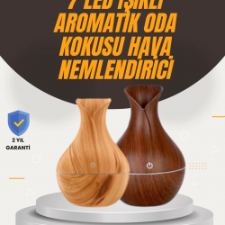 Mey İthalat® Aromaterapi Özellikli Ultrasonik Taşınabilir Oda ve Ofis Nemlendirici
