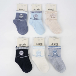 Mey İthalat®   Teori Aks Erkek Bebek Soket Çorap 450205  (ADET FİYATI)
