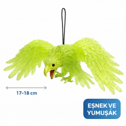 Mey İthalat® Asılabilir Lateks Kartal Dekor Süsü Yeşil 17-18 cm