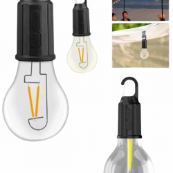 Mey İthalat® Askılı Kırılmaz Led Işık Kamp Bahçe Lambası Taşınabilir Led Ampul Şarjlı