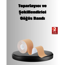 Mey İthalat® Askısız Görünmez Göğüs Bandı – Dekolteli Kıyafetler İçin Destekleyici Bant