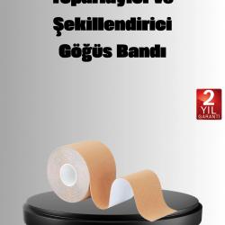 Mey İthalat® Askısız Görünmez Göğüs Bandı – Dekolteli Kıyafetler İçin Destekleyici Bant