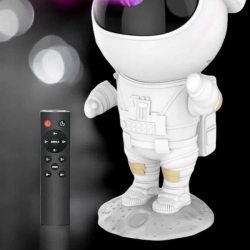 Mey İthalat® Astronot Bluetooth Hoparlör Gökyüzü Projektör Gece Lambası