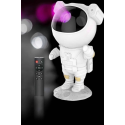 Mey İthalat® Astronot Bluetooth Hoparlör Gökyüzü Projektör Gece Lambası
