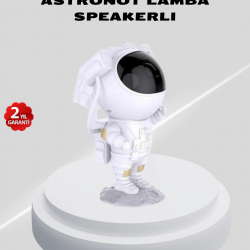Mey İthalat® Astronot Yıldız Projeksiyon Lambası 8 Efektli Uzaktan Kumandalı Gece Işığı
