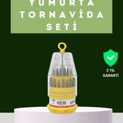 Mey İthalat® Ateşe Dayanıklı Tornavida Seti Elektronik Tamir İçin Çok Uçlu